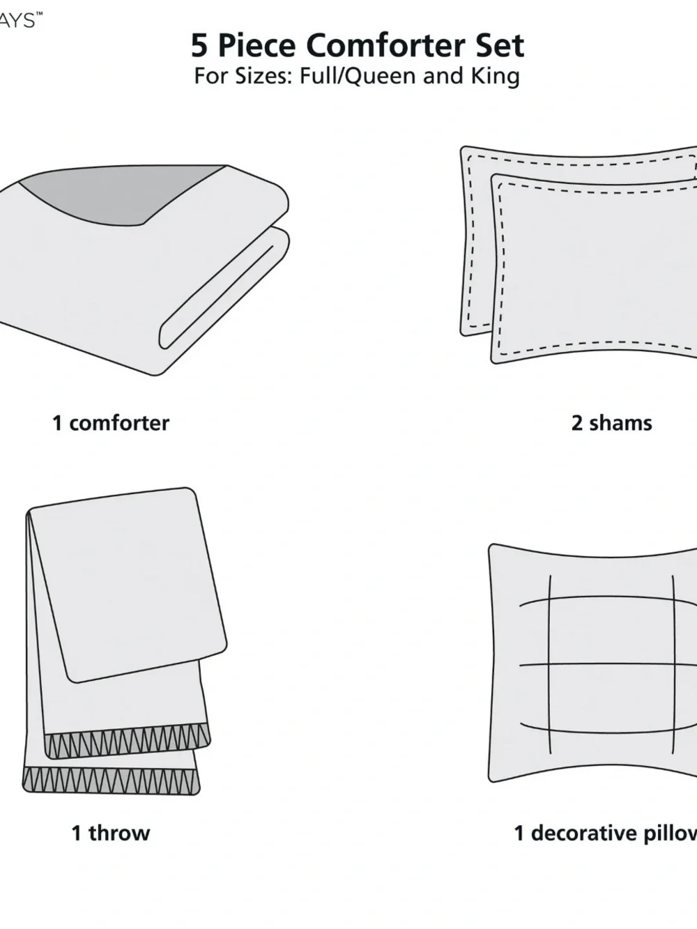 Mainstays Cream Quilted Comforter Set